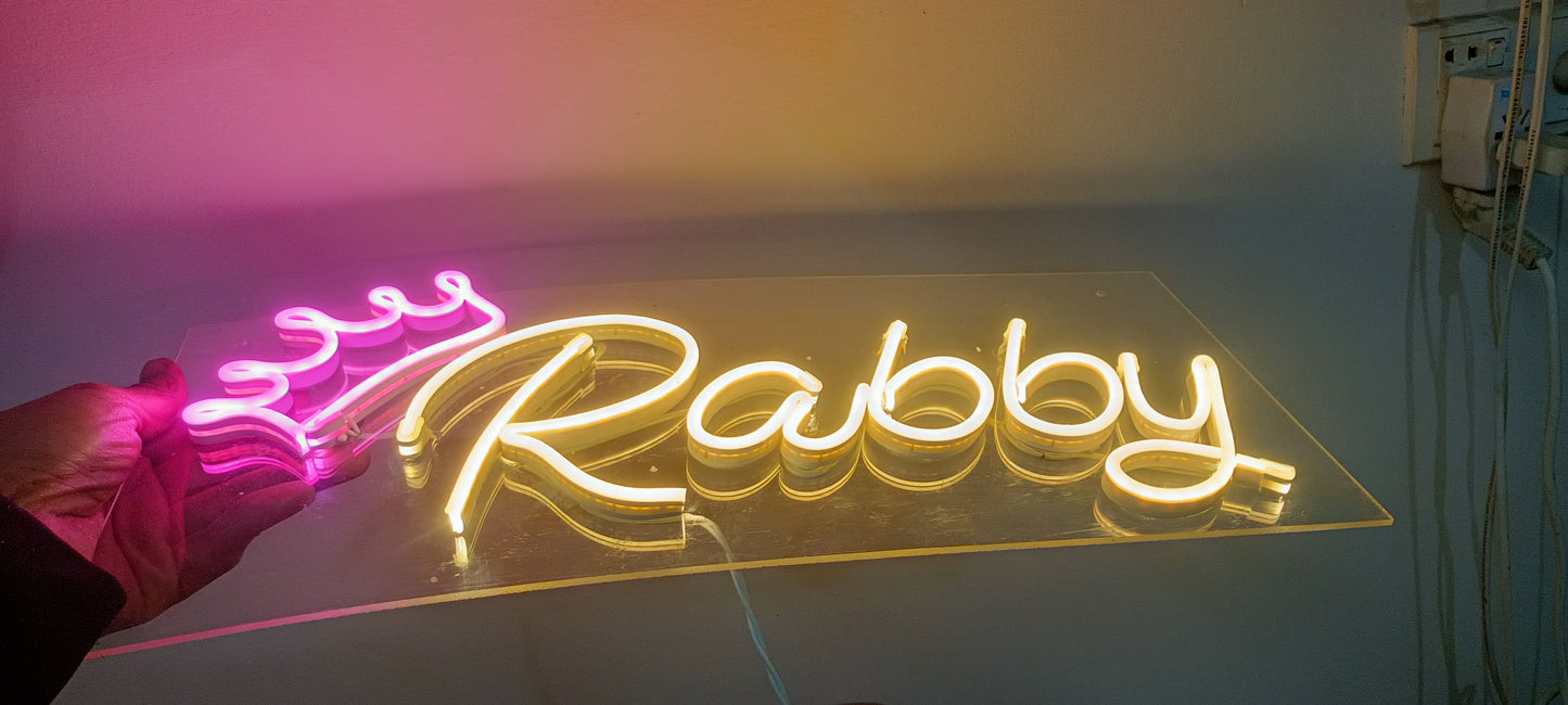 Any single name any design neon light 1500 tk