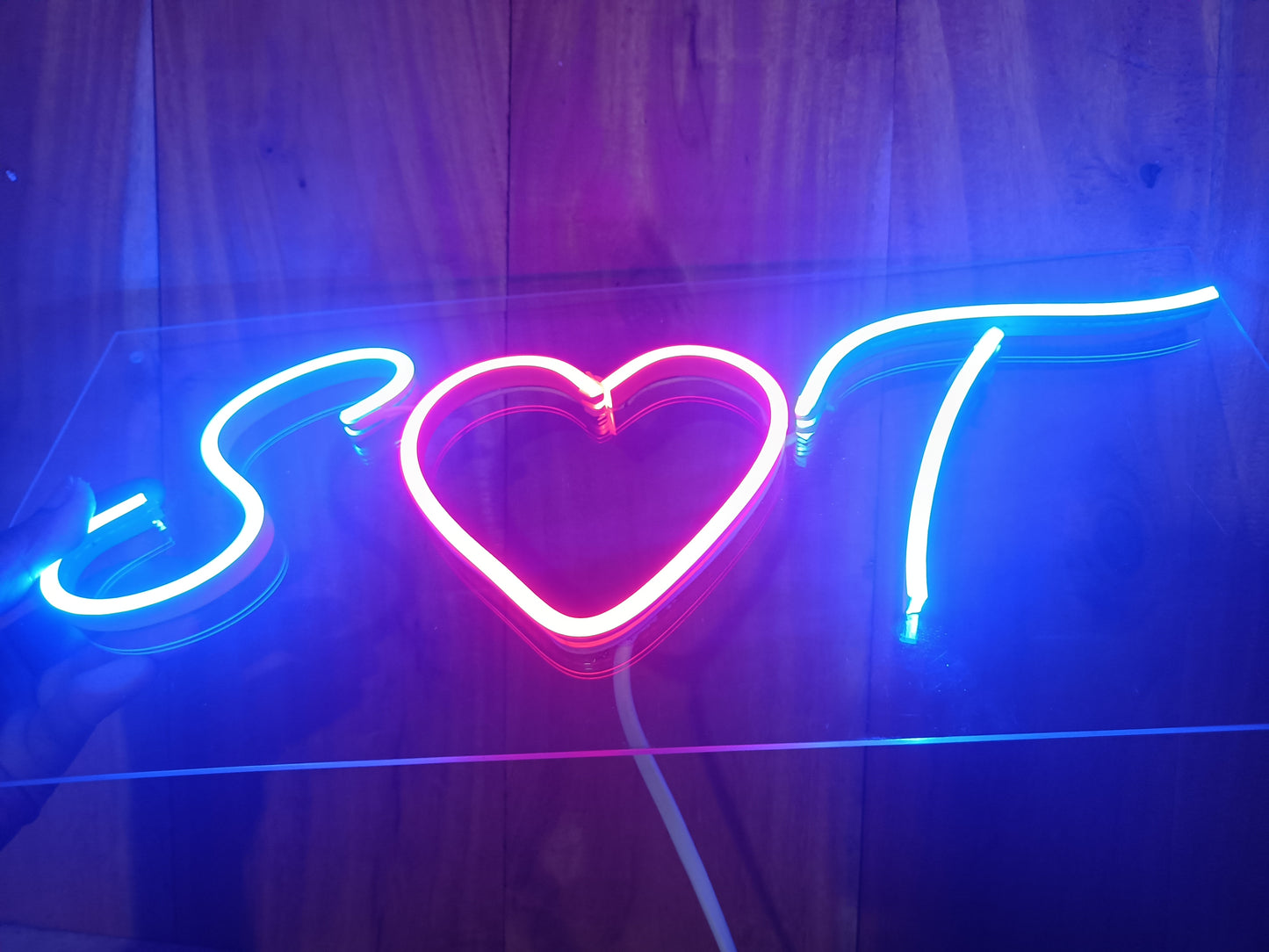 3 letter Single layer Neon Sign by BdBitan