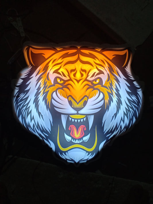 Tiger UV Printed Image Lighting Box by Bdbitan