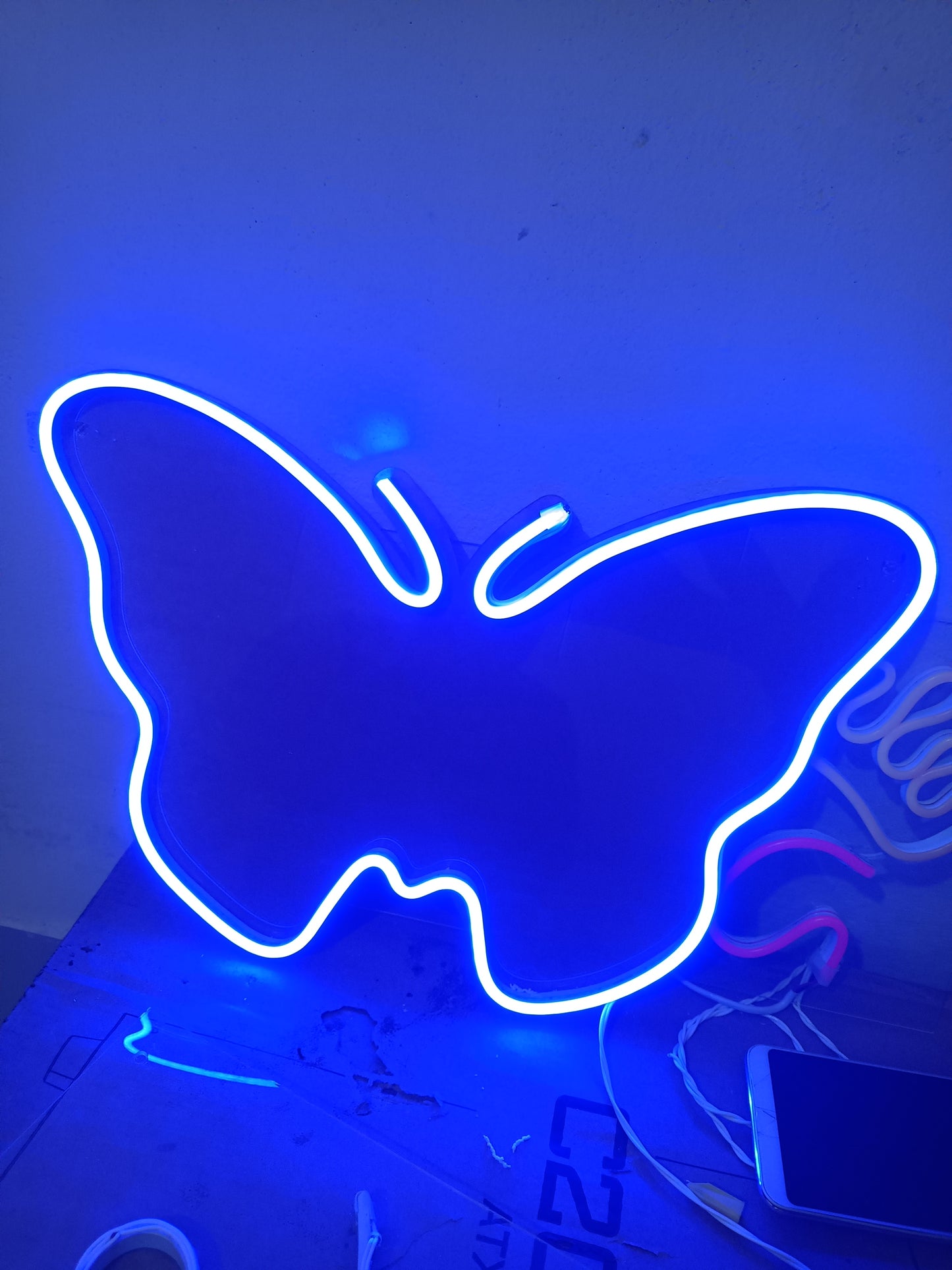 995 tk neon butterfly design by BdBitan