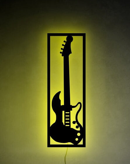 Guitar v2 lighting Canvas by Bdbitan