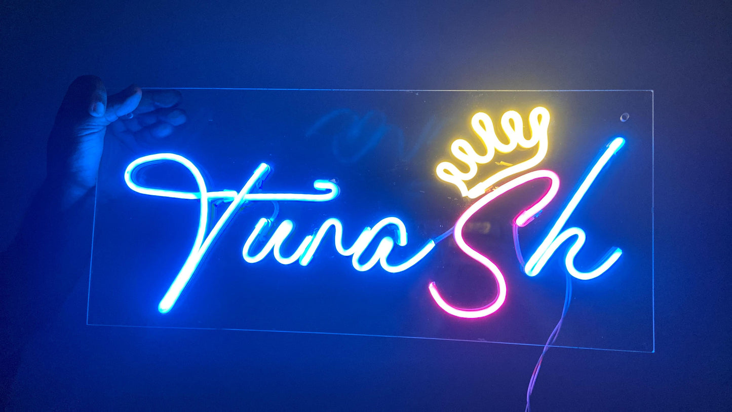 Any single name any design neon light 1500 tk