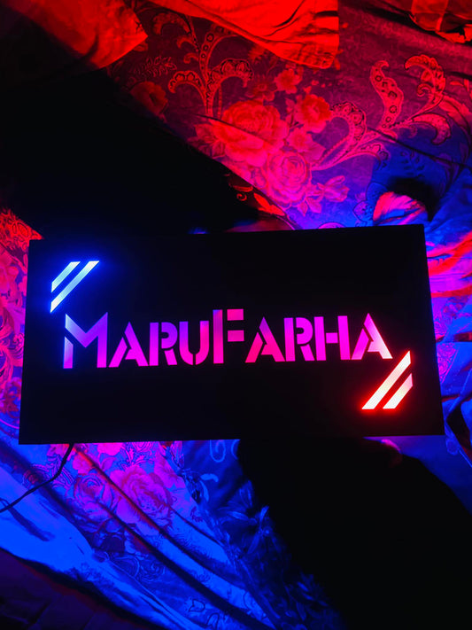 Led Name plate any design