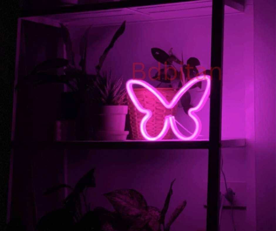 995 tk neon butterfly design by BdBitan