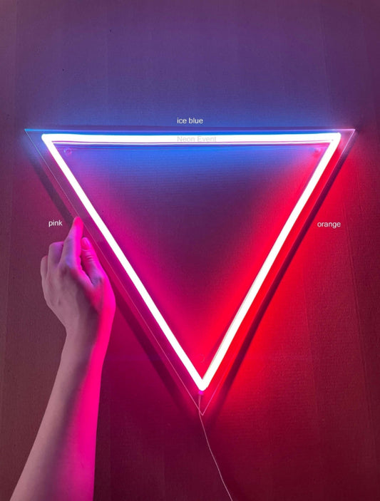 995 tk neon triangle design by BdBitan