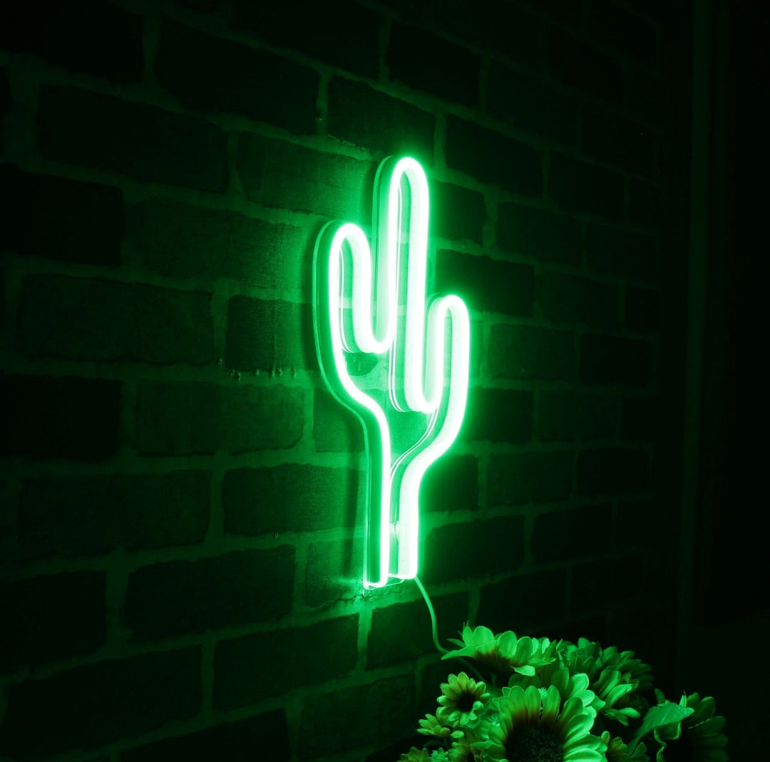Neon cactus design by BdBitan